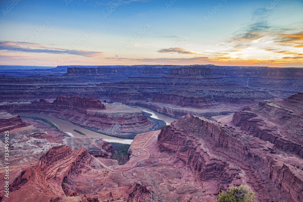 Sunset at Dead Horse Point, Utah Sunset at Dead Horse Point, Utah