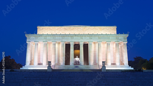 Canvas Print Lincoln Memorial in the National Mall, Washington DC