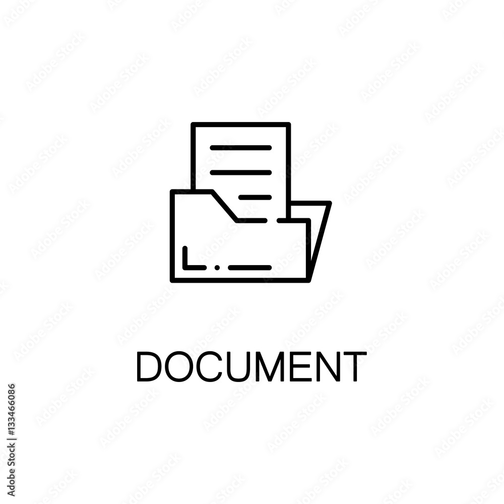 Document line icon Document line icon