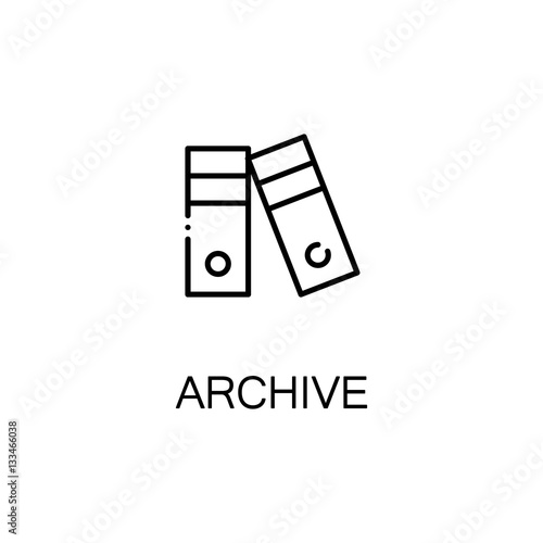 Archive line icon