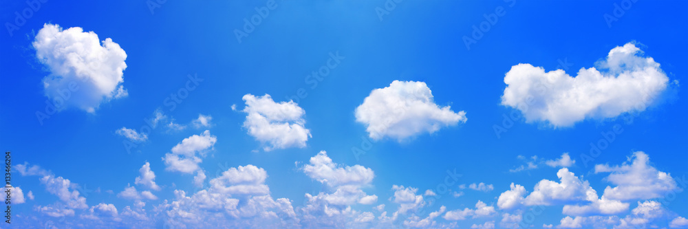 panorama of white clouds on blue sky panorama of white clouds on blue sky