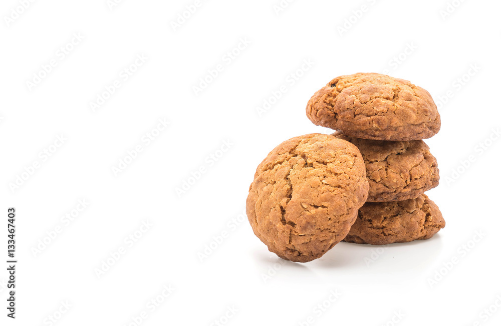 oatmeal raisin cookies on white oatmeal raisin cookies on white
