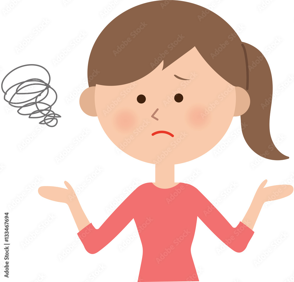 女性　困る　悩む