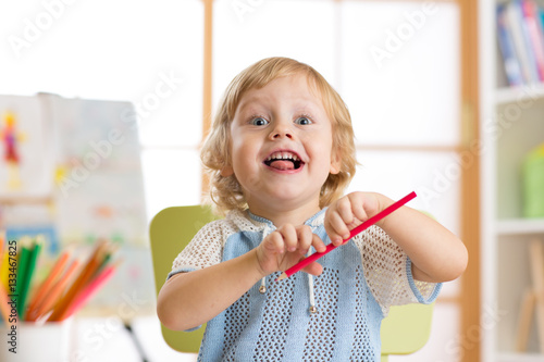 Portrait of a smiling presc...