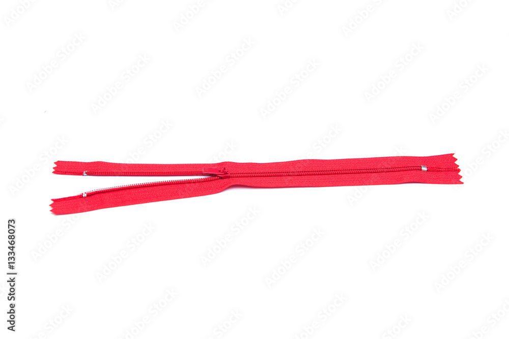 color zipper on white background color zipper on white background