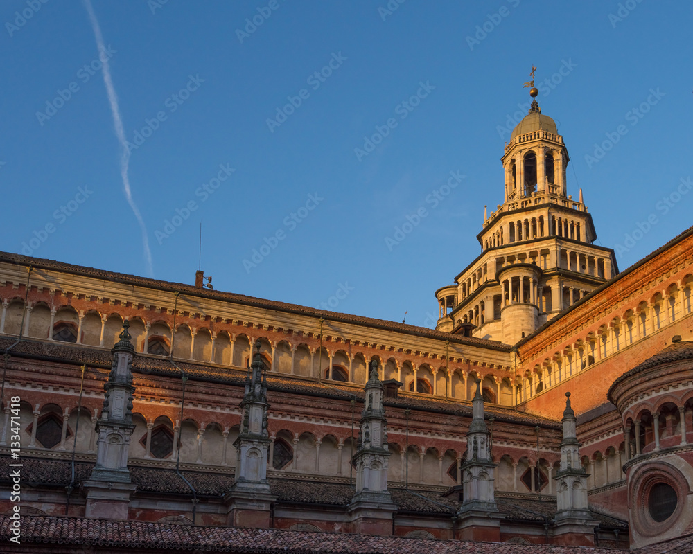 Pavia Carthusian monastery renaissance architecture.