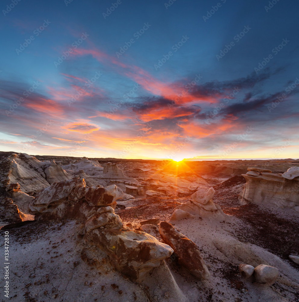 Bisti badlands