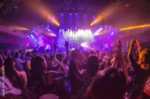 blur club party photo