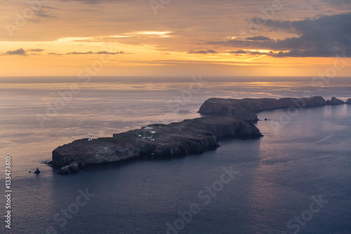 Sunset over Anacapa Island in the Channel Islands National Park