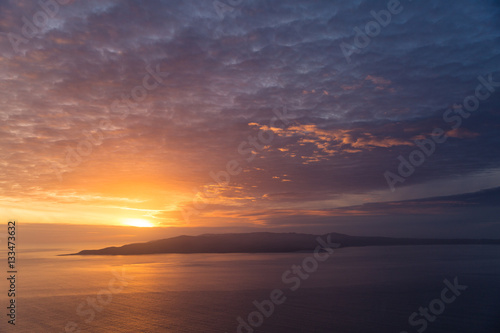 Fototapeta Naklejka Na Ścianę i Meble -  Sunset over Santa Rosa Island in the Channel Islands National Park