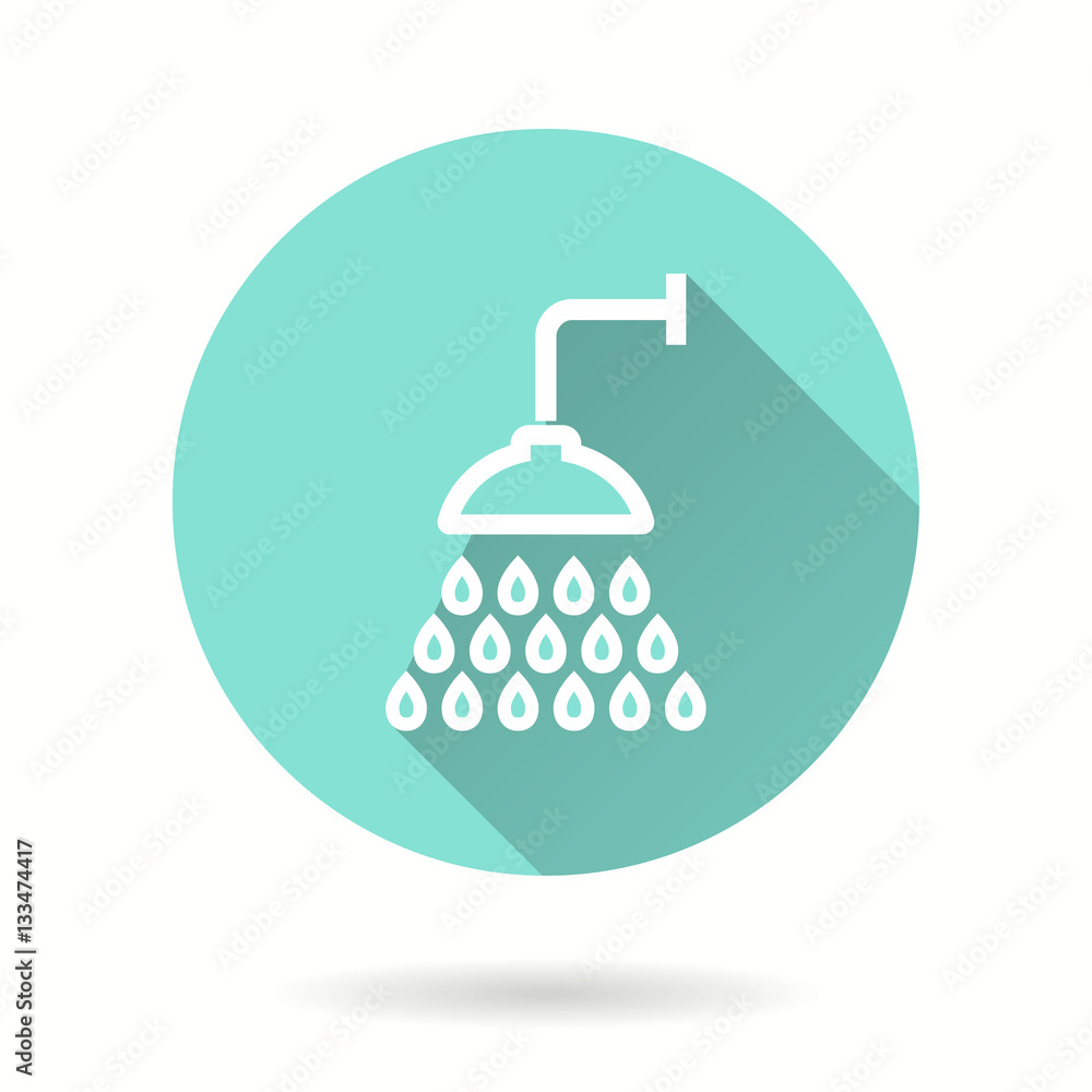Shower - vector icon. Shower - vector icon.