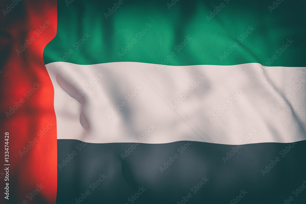 Fototapeta premium United Arab Emirates flag