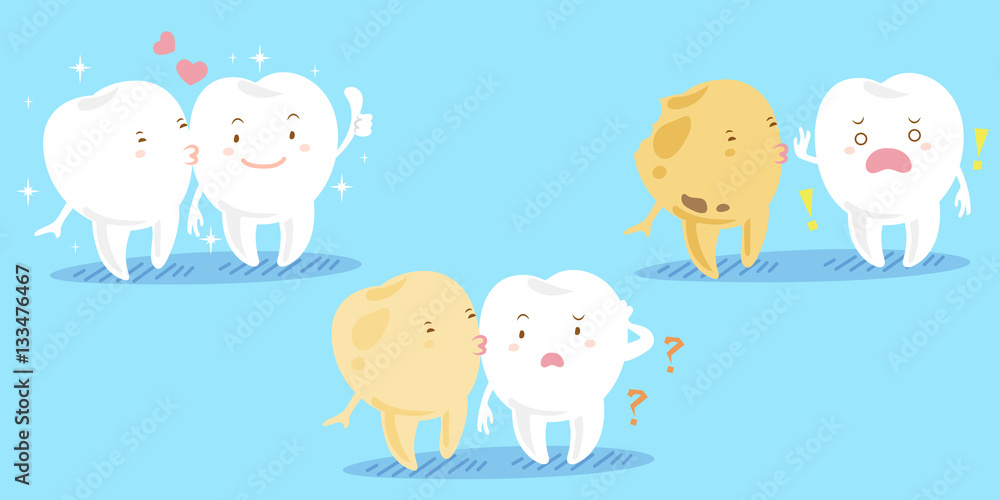 carrtoon tooth with dacay problem carrtoon tooth with dacay problem