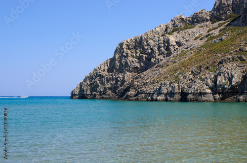 Gorgona beach on Rhodes island - Greece photo