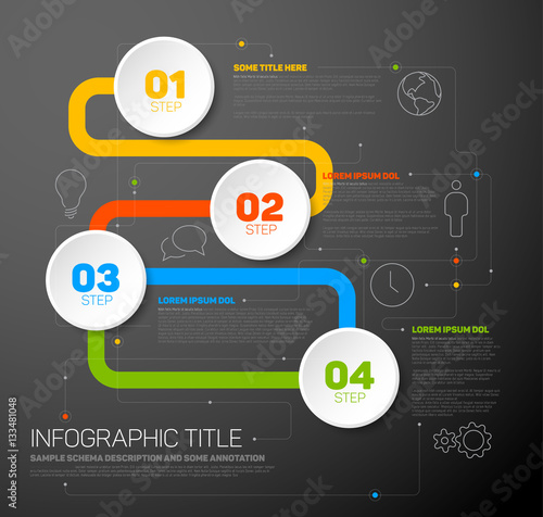 One two three four - progress template