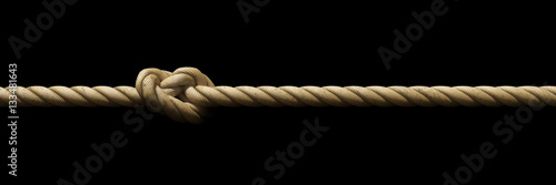 rope with knot background banner 