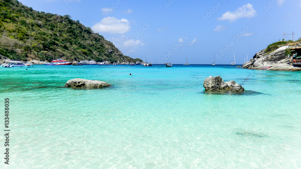 Raya (Racha) beach in Raya Island, Koh Racha Yai, Thailand, Asia Raya (Racha) beach in Raya Island, Koh Racha Yai, Thailand, Asia