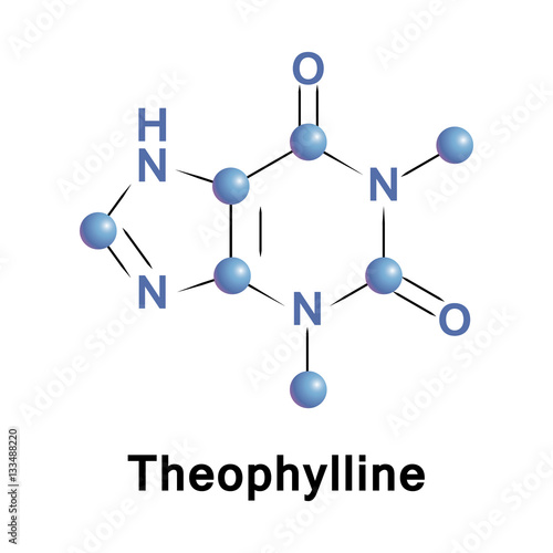 Theophylline, or 1,3-dimethylxanthine, is a methylxanthine drug used in therapy for respiratory diseases such as chronic obstructive pulmonary disease and asthma