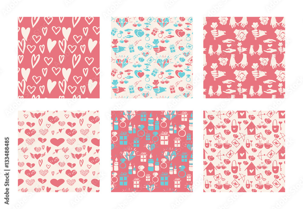 red valentine pattern red valentine pattern