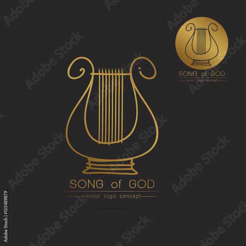 stylized image of lyre logo