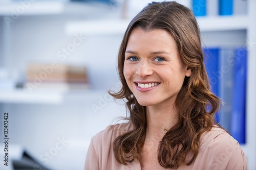 Beautiful woman smiling in clinic Free Download Beautiful woman smiling in clinic - GFXLoad
