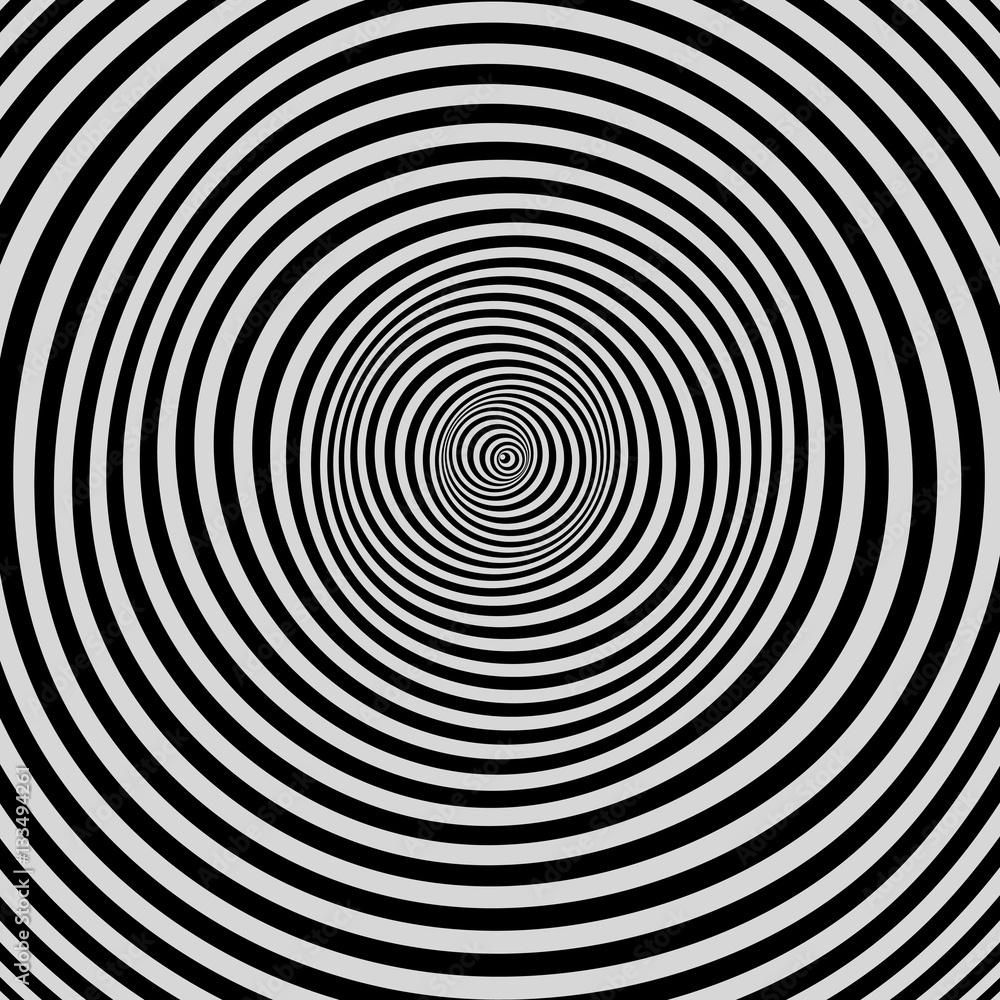 Black and White Background. Pattern With Optical Illusion. Black and White Background. Pattern With Optical Illusion.