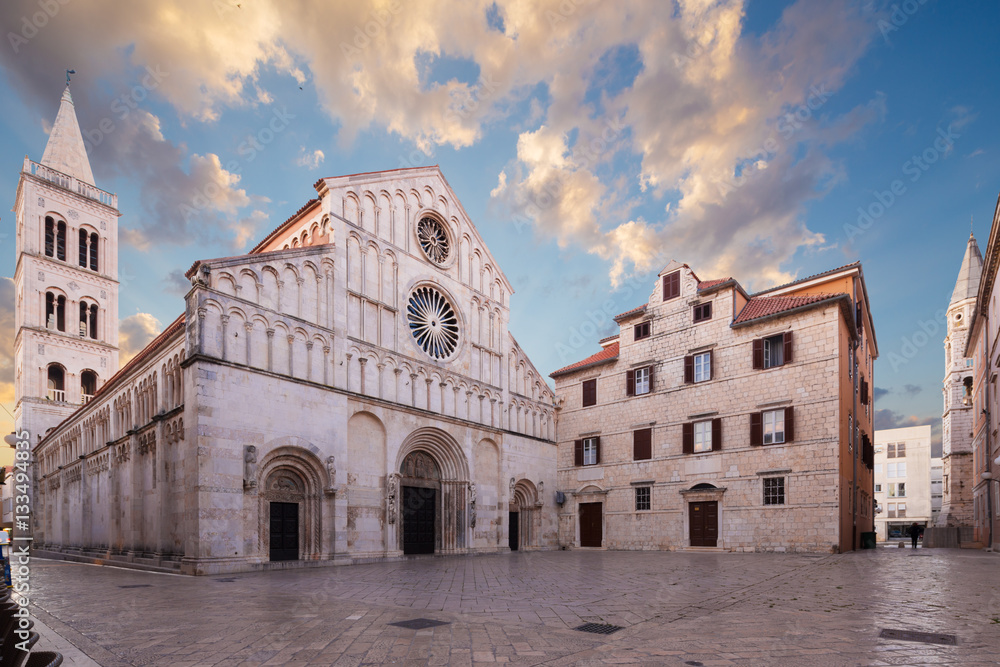 St.Anastasia cathedral in Zadar. Croatia.
