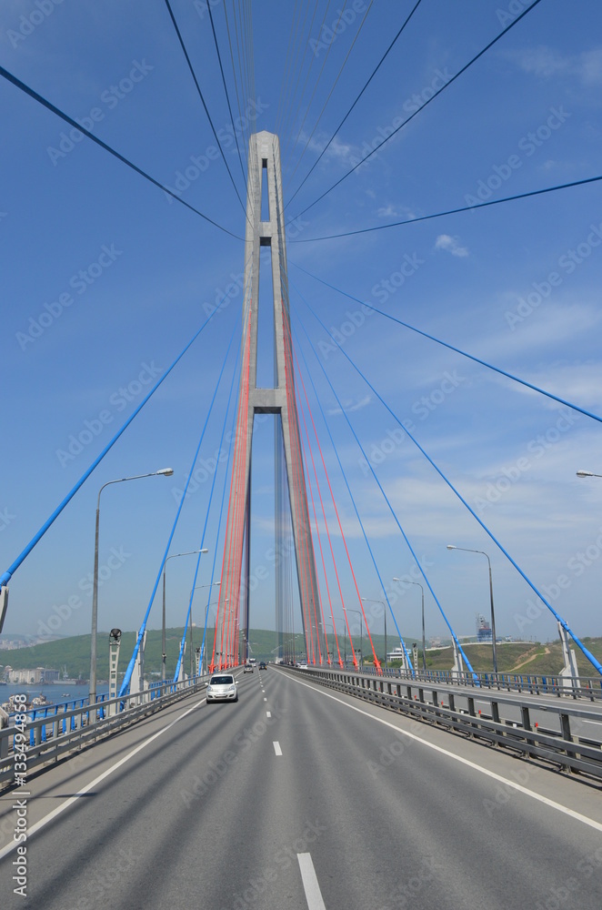 Мост на остров Русский, Владивосток, Россия