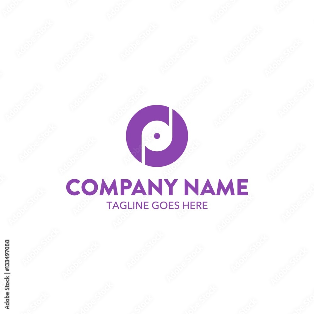 Disc Jokey Logo Disc Jokey Logo