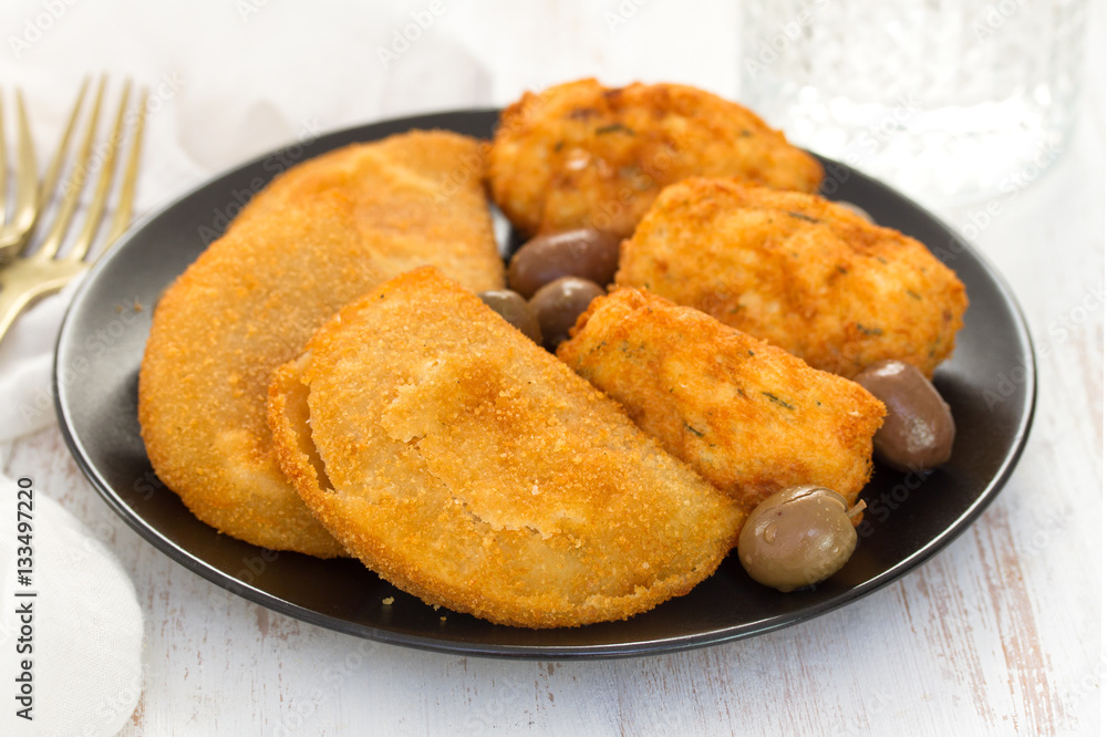 typical portuguese snack ricoes de carne typical portuguese snack ricoes de carne