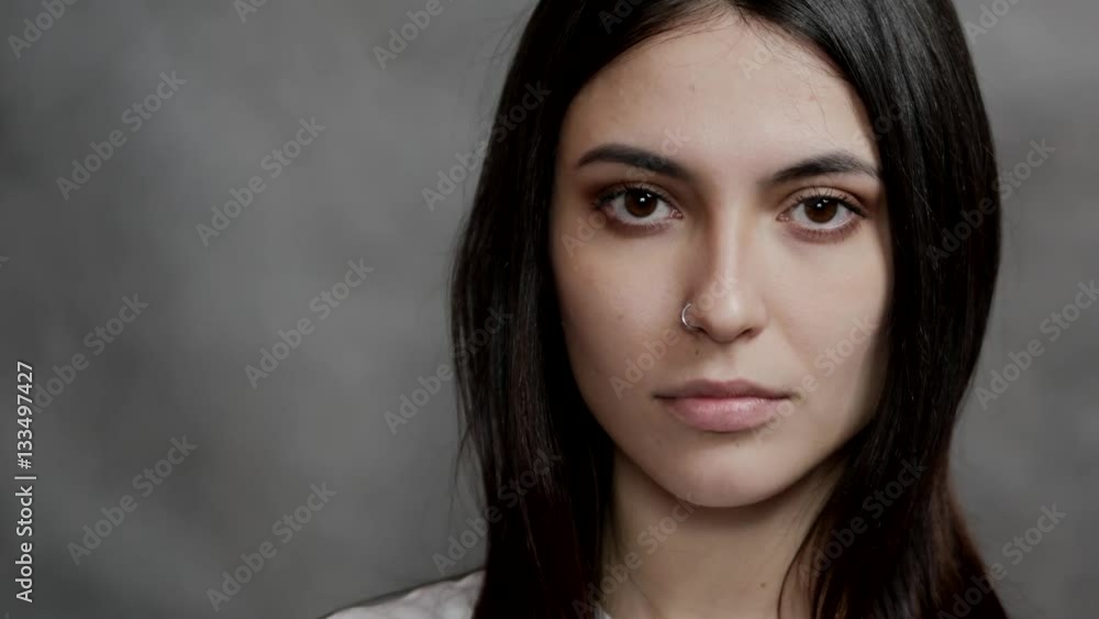 Close up of woman face. Selective focus. Close up of woman face. Selective focus.