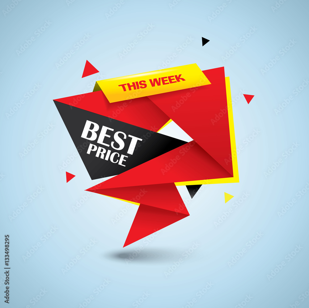 Best price bubble banner in vibrant colors