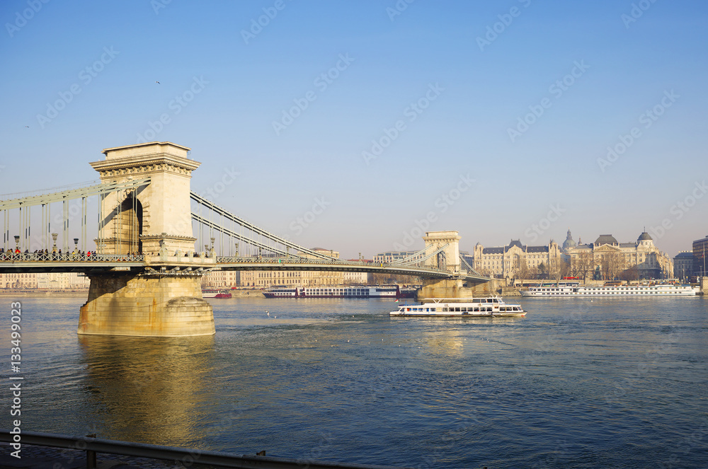Obraz premium Будапешт. Цепной мост.