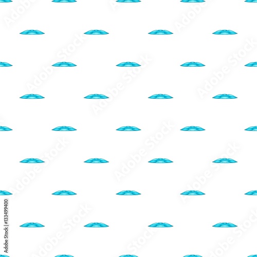 Blue water wave pattern, cartoon style
