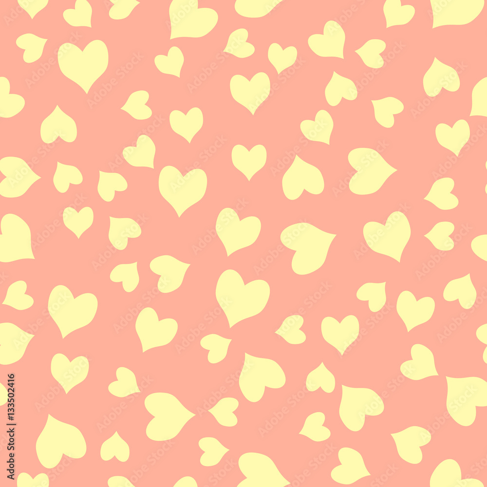 custom made wallpaper toronto digitalSeamless colorful hearts pattern