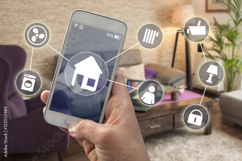 Smarthome Smartphone Hausautomatioon Smart home  photo