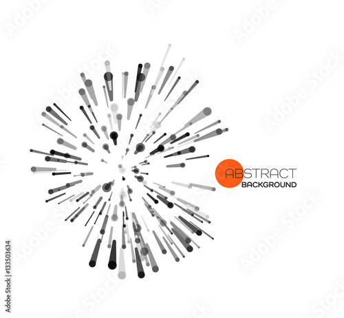 Vector explosion lines