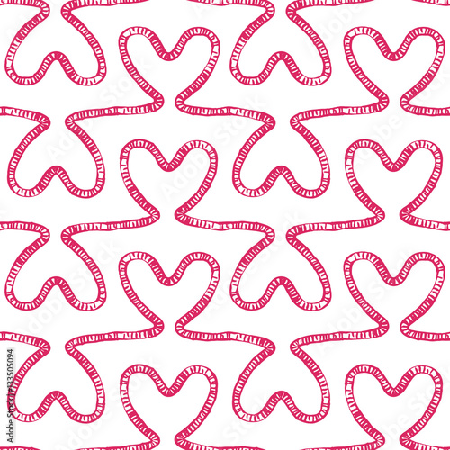 Romantic seamless pattern