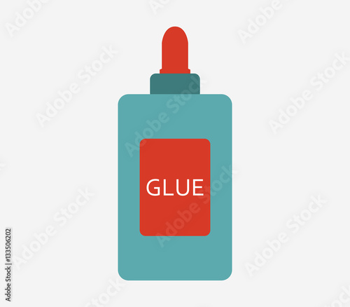 Icon bottle of glue