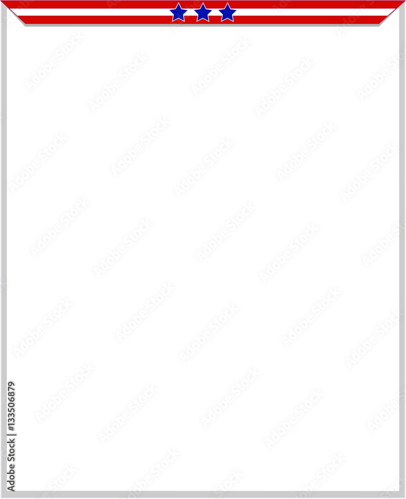 Abstract American flag symbol frame blank for your text. Abstract American flag symbol frame blank for your text.