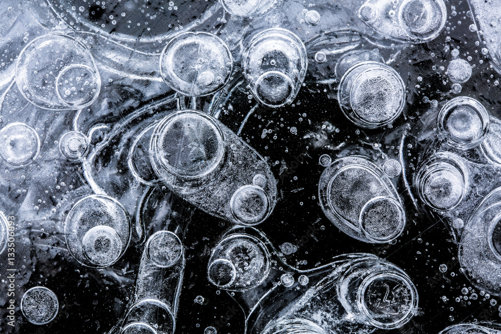 Ice bubbles texture