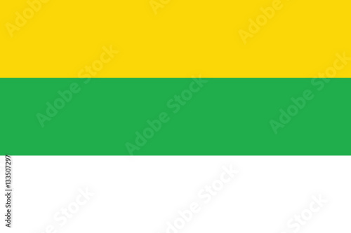 Flag of Frantiskovy Lazne, Czechia. Vector Format