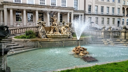 Neptune fountain in Cheltenham city centre  photo