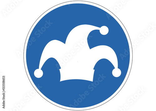 Schild Karneval erlaubt