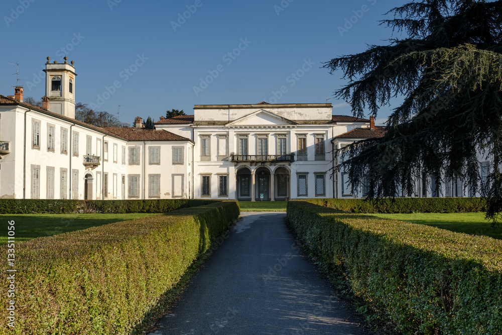 Monza park (Italy): Villa Mirabello