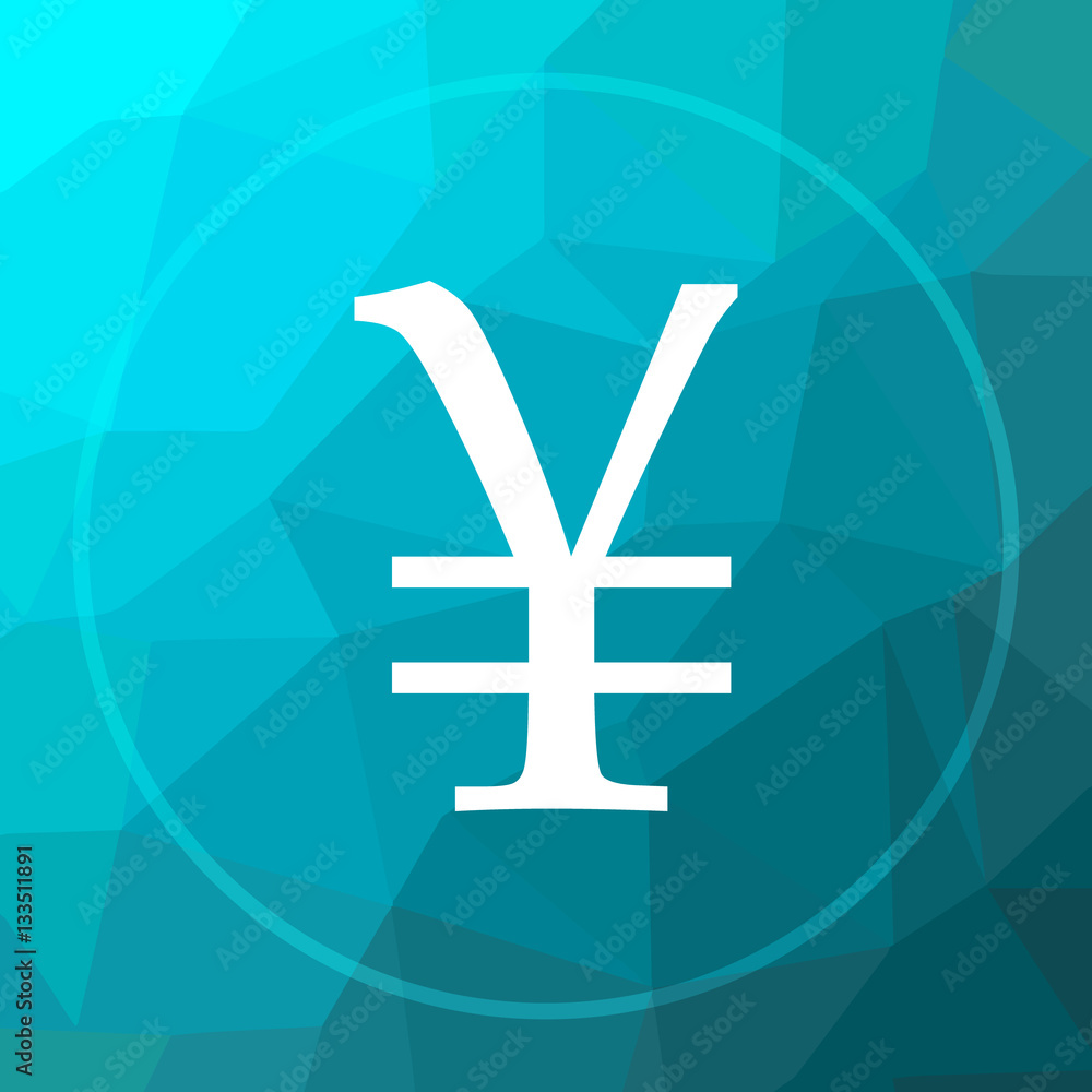 Obraz premium Yen icon
