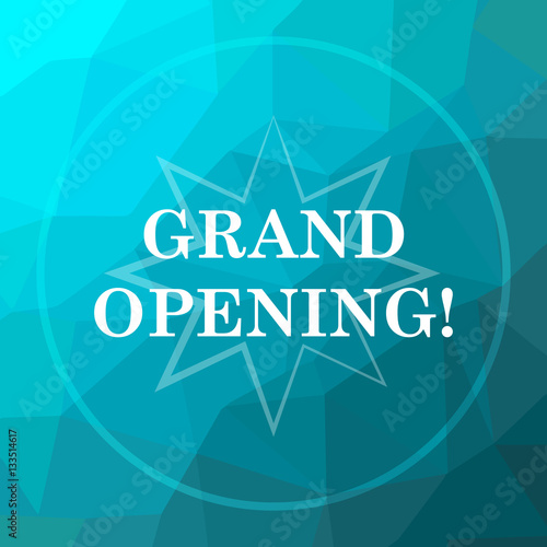 Grand opening icon