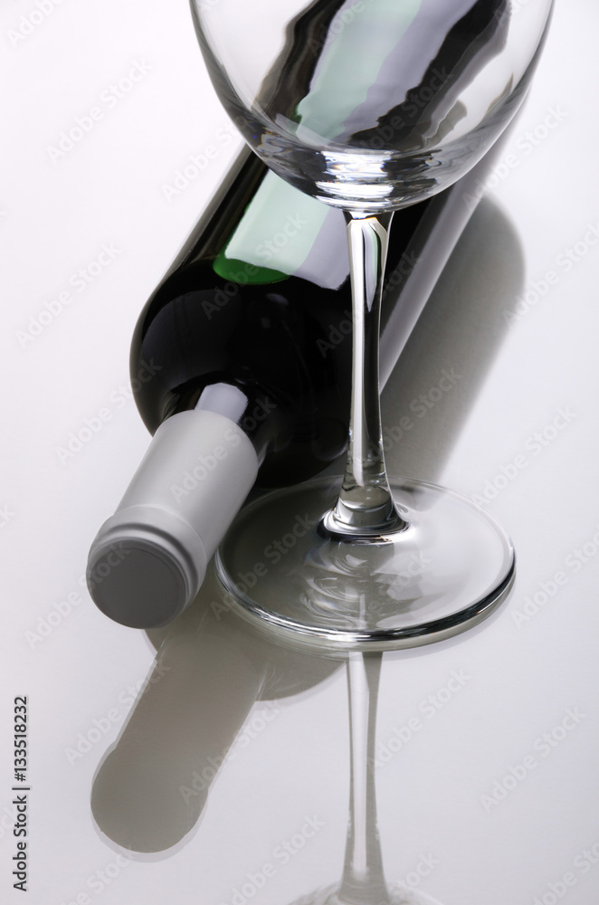 Wine. Wine bottle and wine glasses. Wine. Wine bottle and wine glasses.