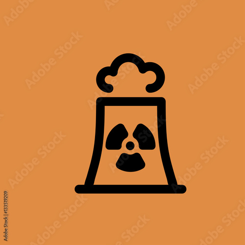 Factory icon. flat design
