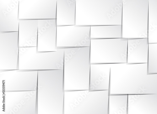 White stick note isolated